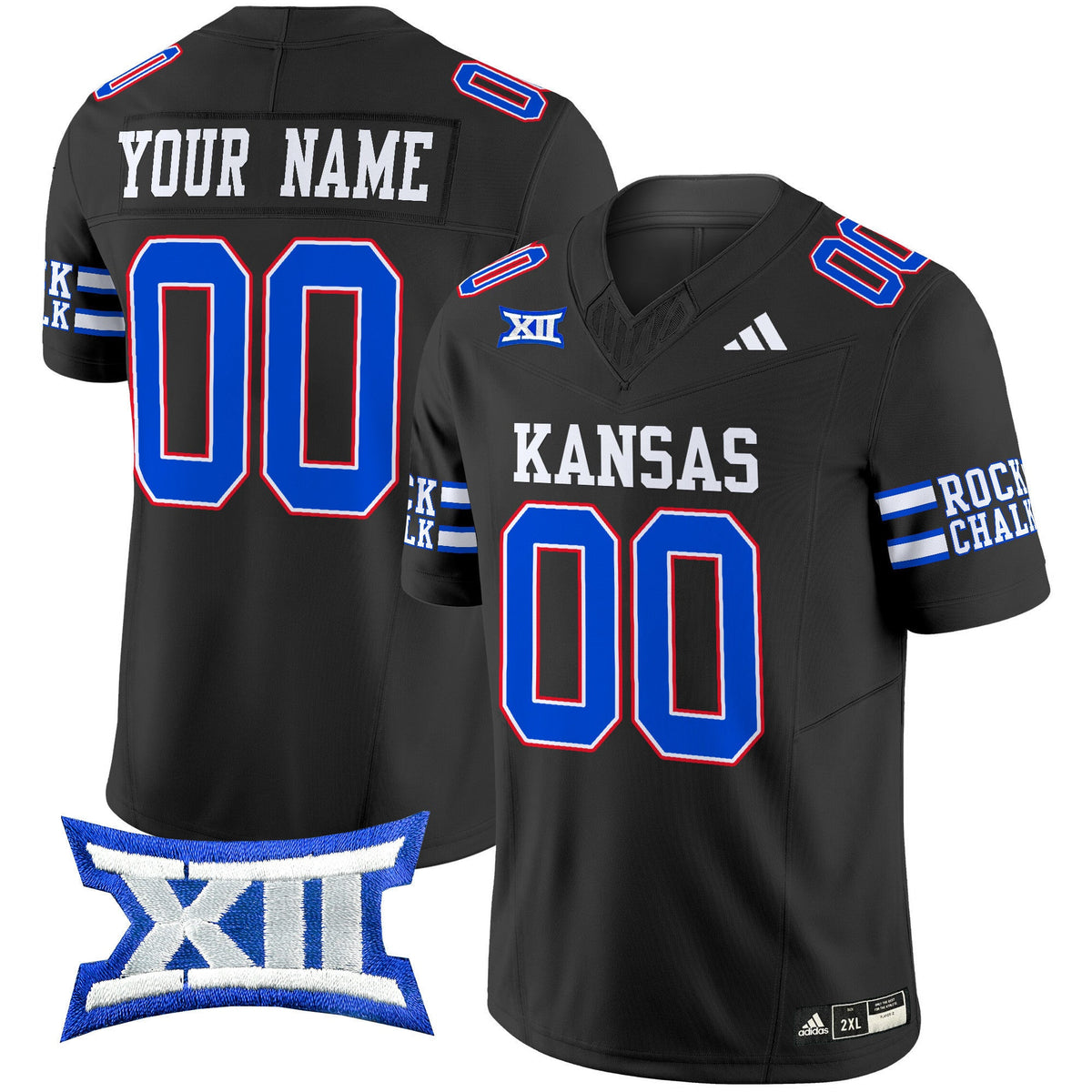 Kansas Jayhawks 2024 Vapor Limited Custom Jersey - All Stitched - image 4