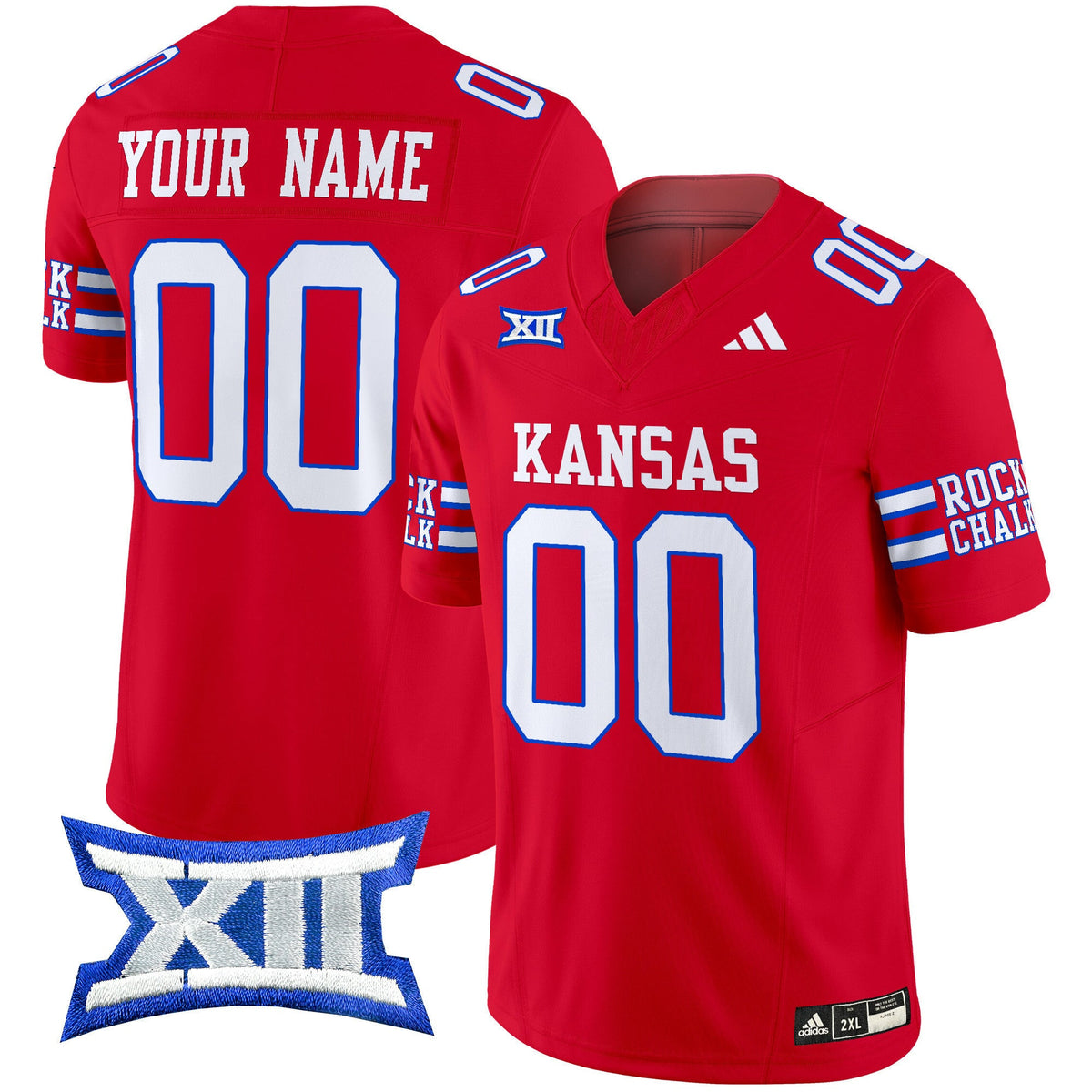 Kansas Jayhawks 2024 Vapor Limited Custom Jersey - All Stitched - image 1