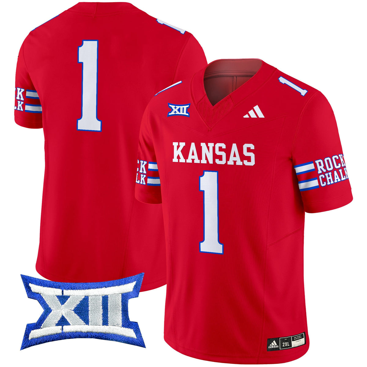 Men's Kansas Jayhawks 2024 Vapor Limited Jersey - All Stitched - image 6