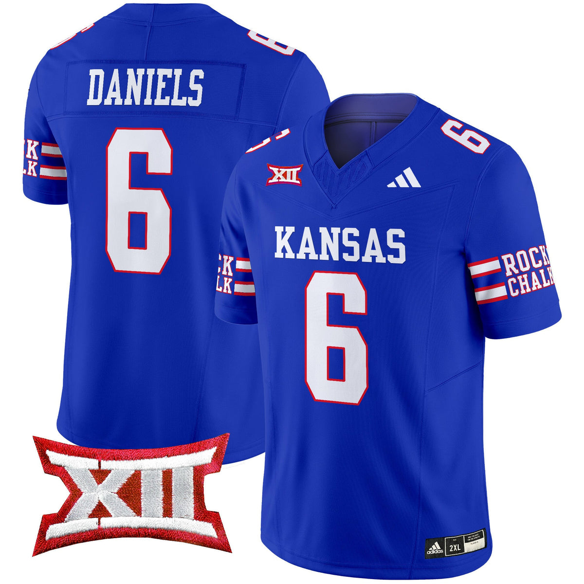 Men's Kansas Jayhawks 2024 Vapor Limited Jersey - All Stitched - image 7