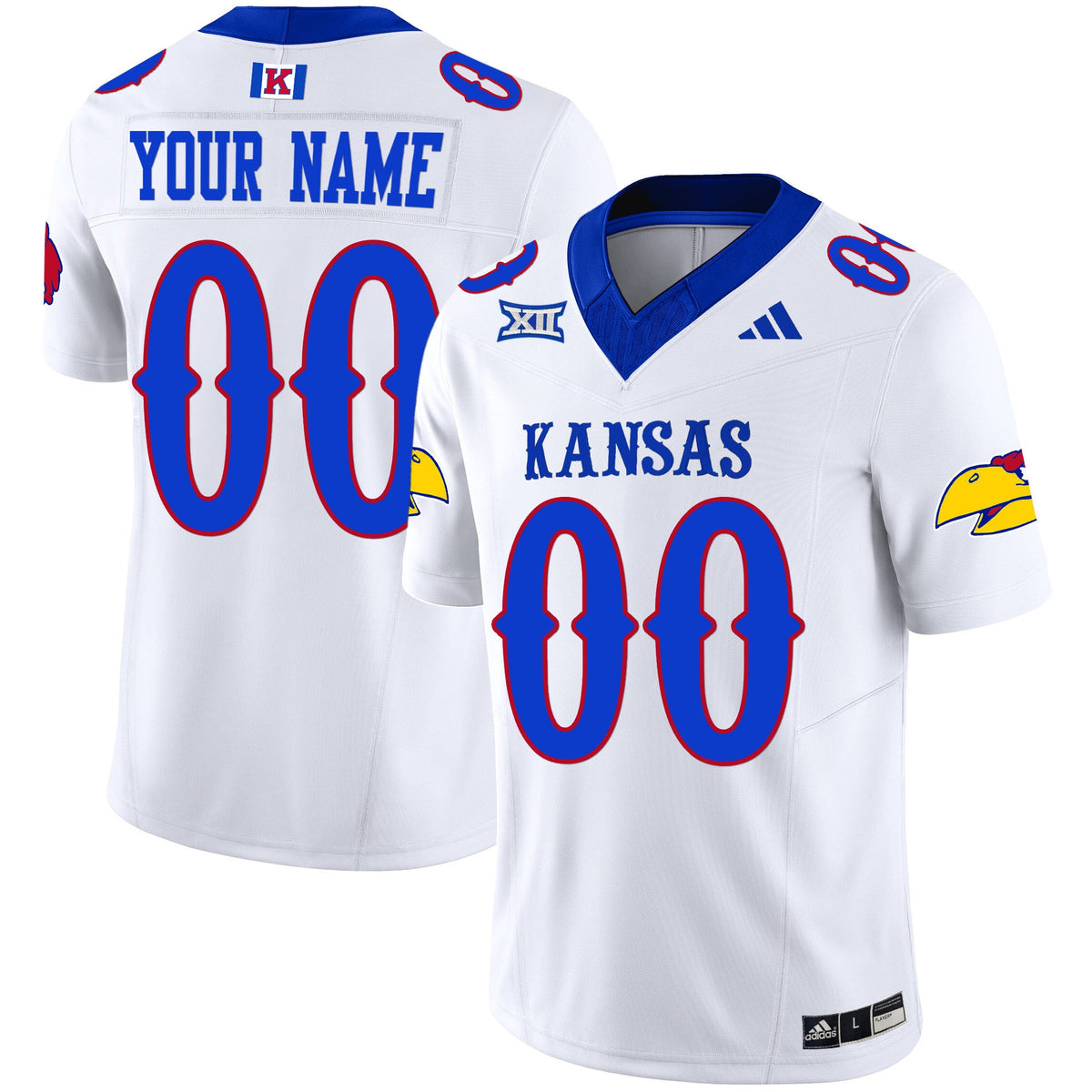 Kansas Jayhawks Blackhawk Vapor Limited Custom Jersey - All Stitched - image 3