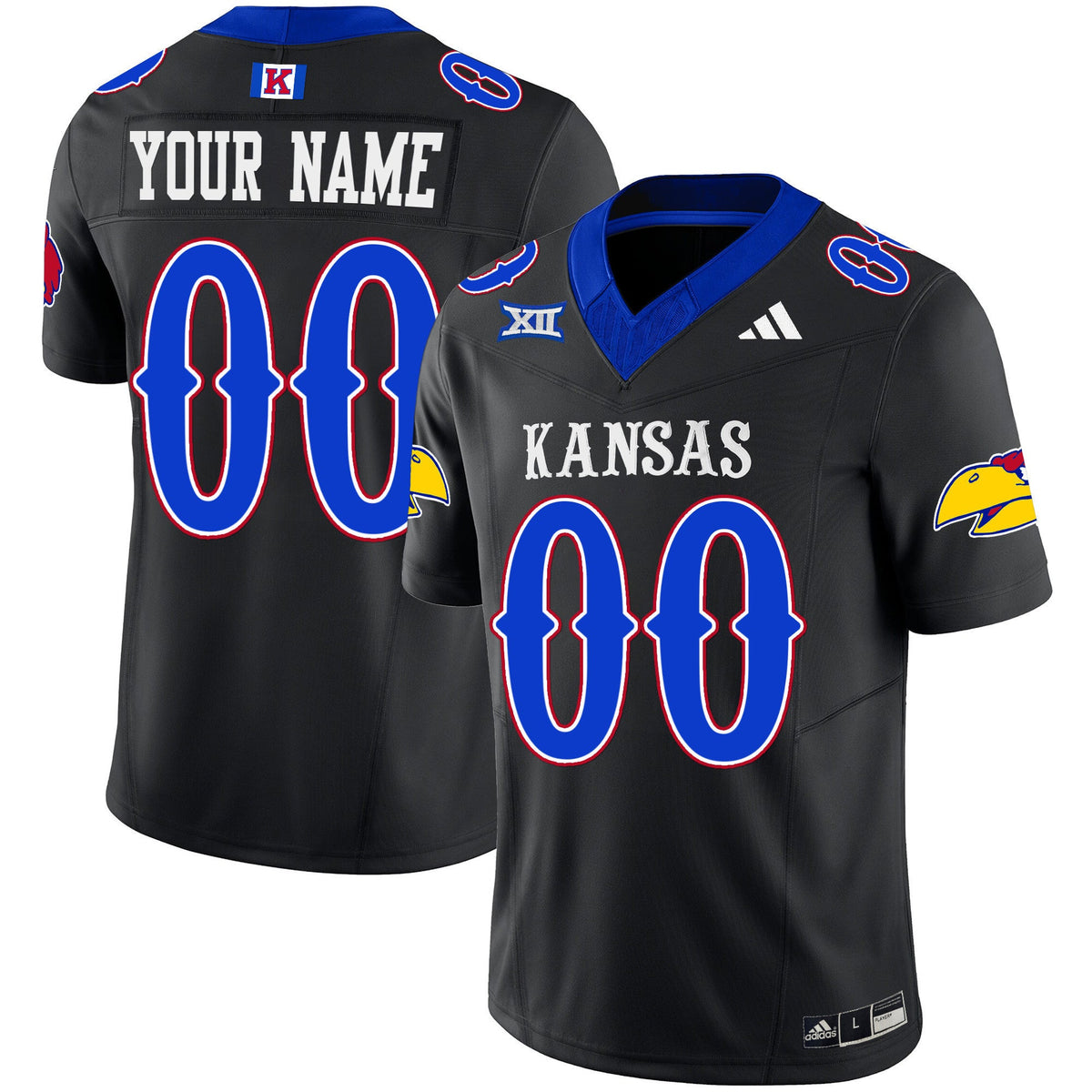Kansas Jayhawks Blackhawk Vapor Limited Custom Jersey - All Stitched - image 1