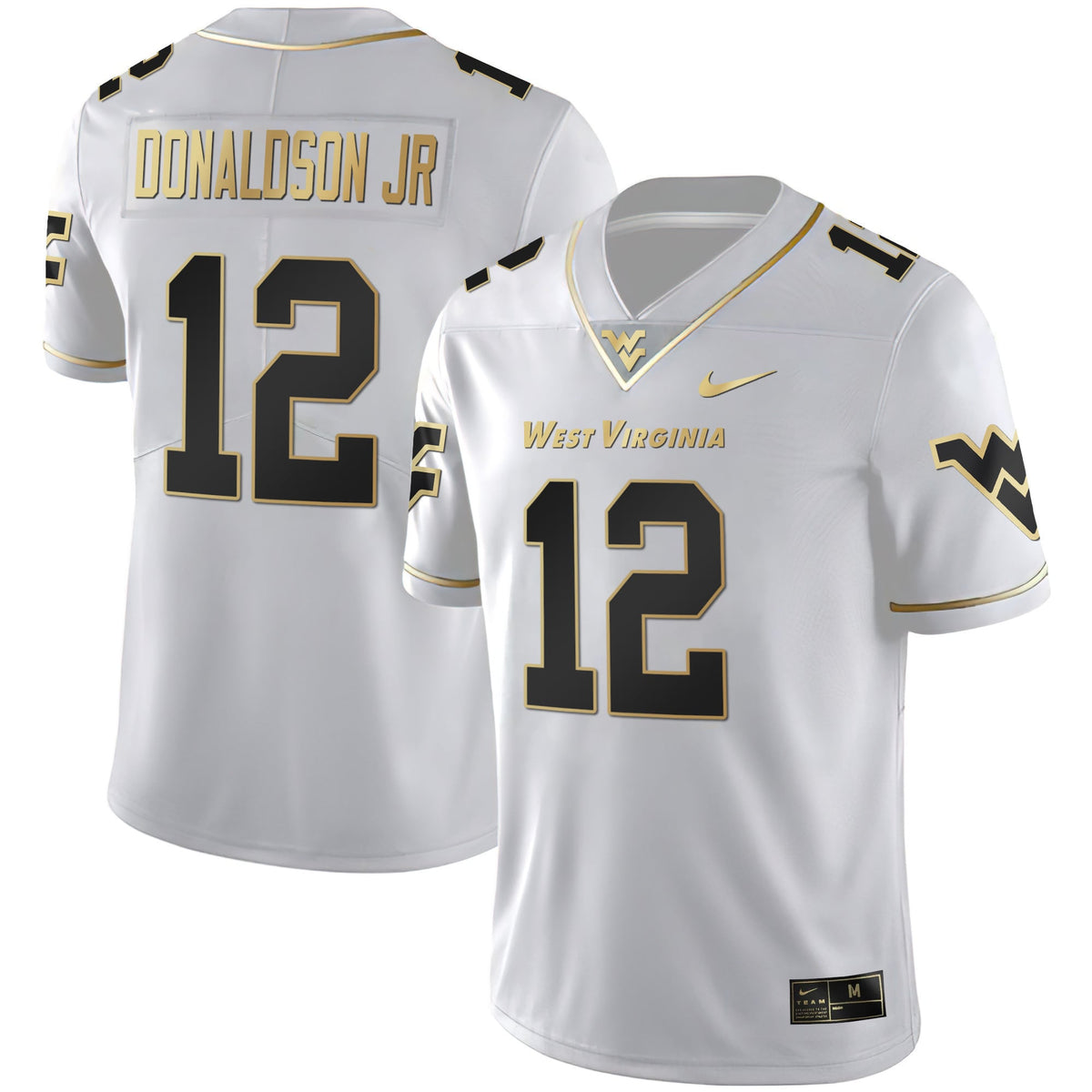 Men's Mountaineers Black Limited & Gold Vapor Jersey - All Stitched - image 17