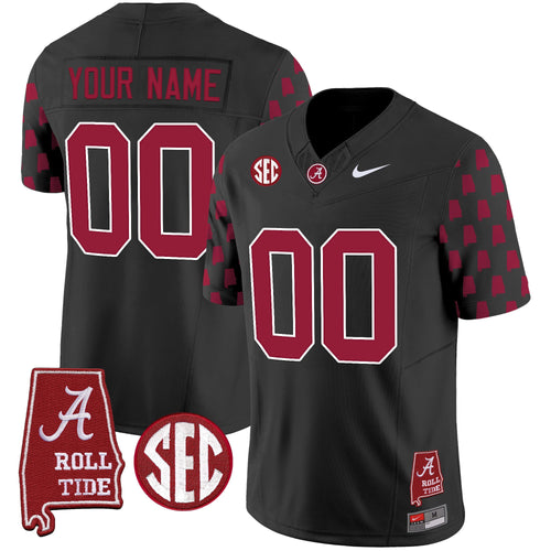 Alabama Crimson Tide Vapor Limited Custom Jersey - Alabama State Style - All Stitched - image 2