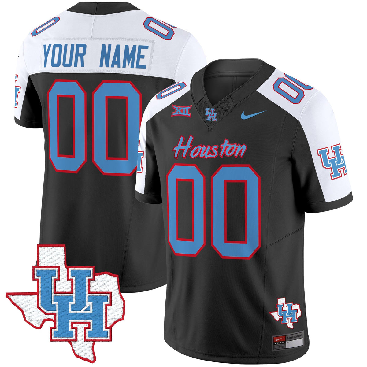 Houston Cougars 2024 Oilers Inspired Vapor Limited Custom Jersey - All Stitched - image 5