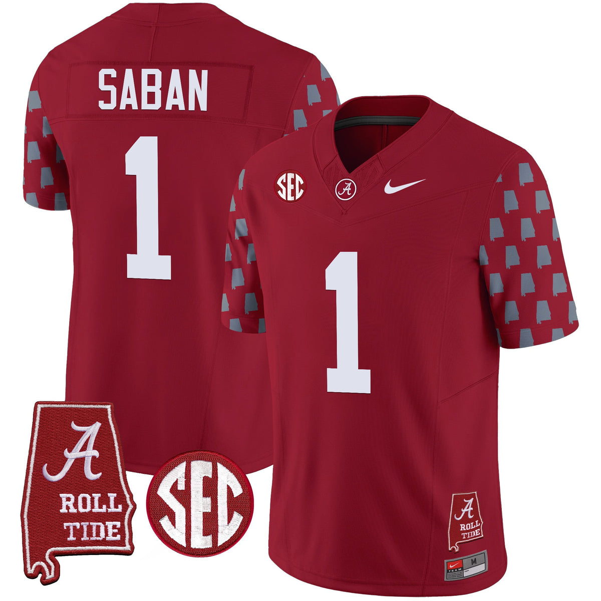 Men's Alabama Crimson Tide Vapor Limited Jersey - Alabama State Style - All Stitched - image 2