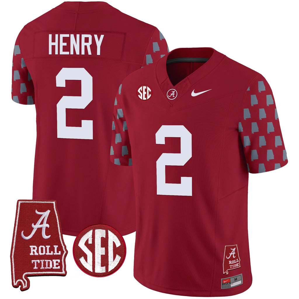 Men's Alabama Crimson Tide Vapor Limited Jersey - Alabama State Style - All Stitched - image 3