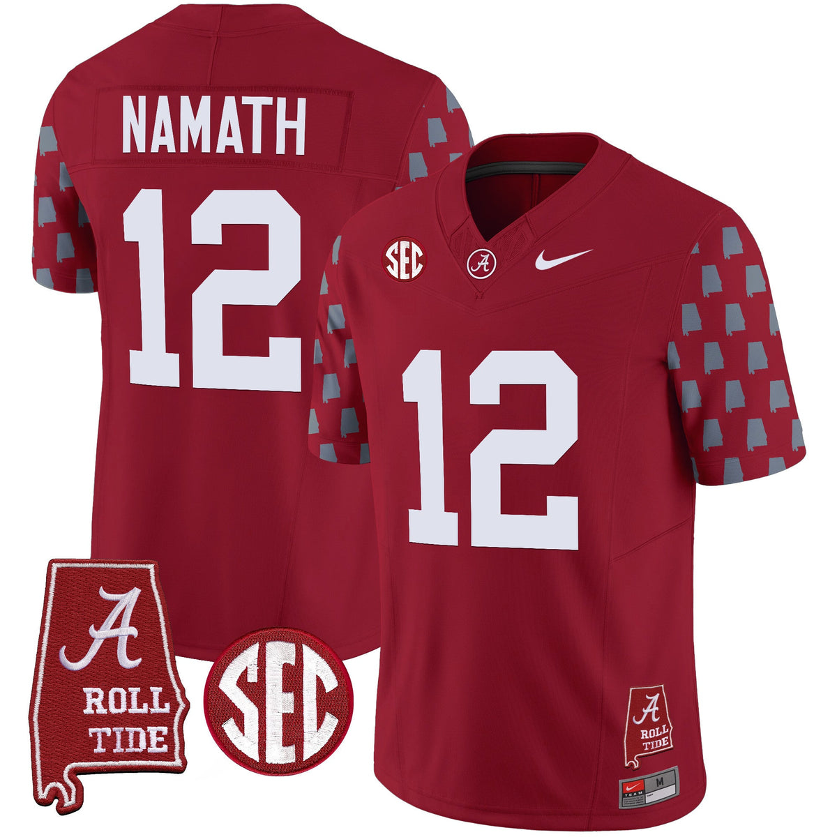 Men's Alabama Crimson Tide Vapor Limited Jersey - Alabama State Style - All Stitched - image 4