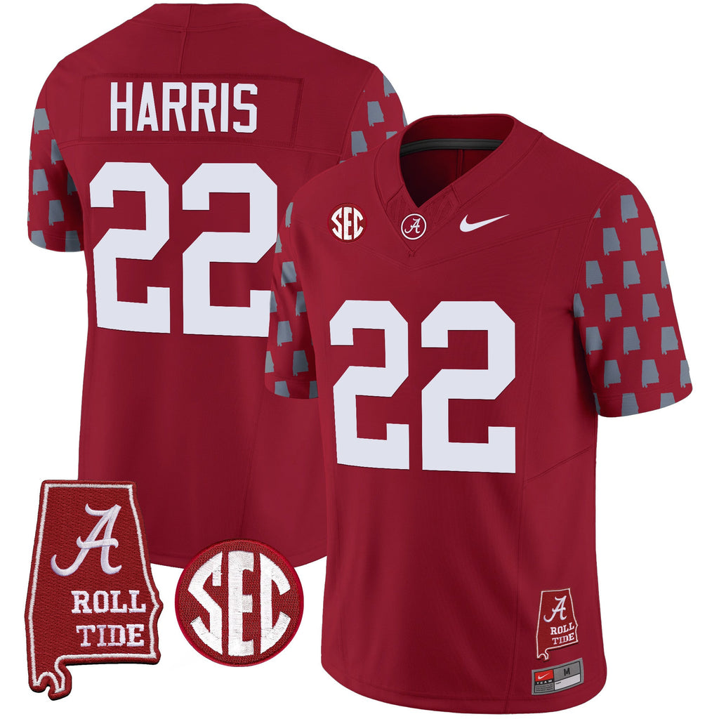Men's Alabama Crimson Tide Vapor Limited Jersey - Alabama State Style - All Stitched - image 5