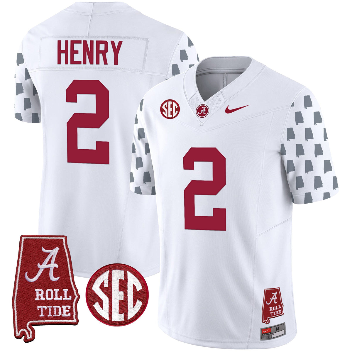 Men's Alabama Crimson Tide Vapor Limited Jersey - Alabama State Style - All Stitched - image 19