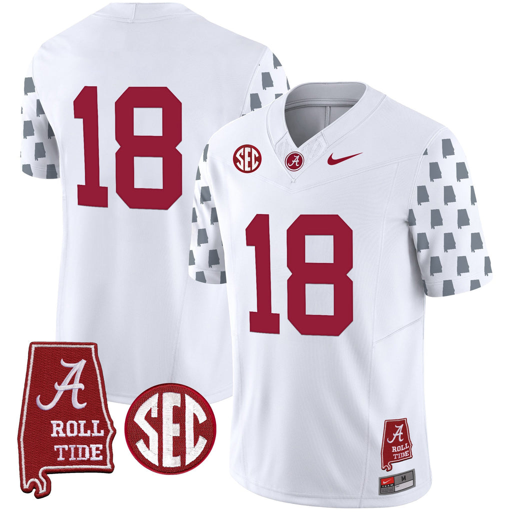 Men's Alabama Crimson Tide Vapor Limited Jersey - Alabama State Style - All Stitched - image 23
