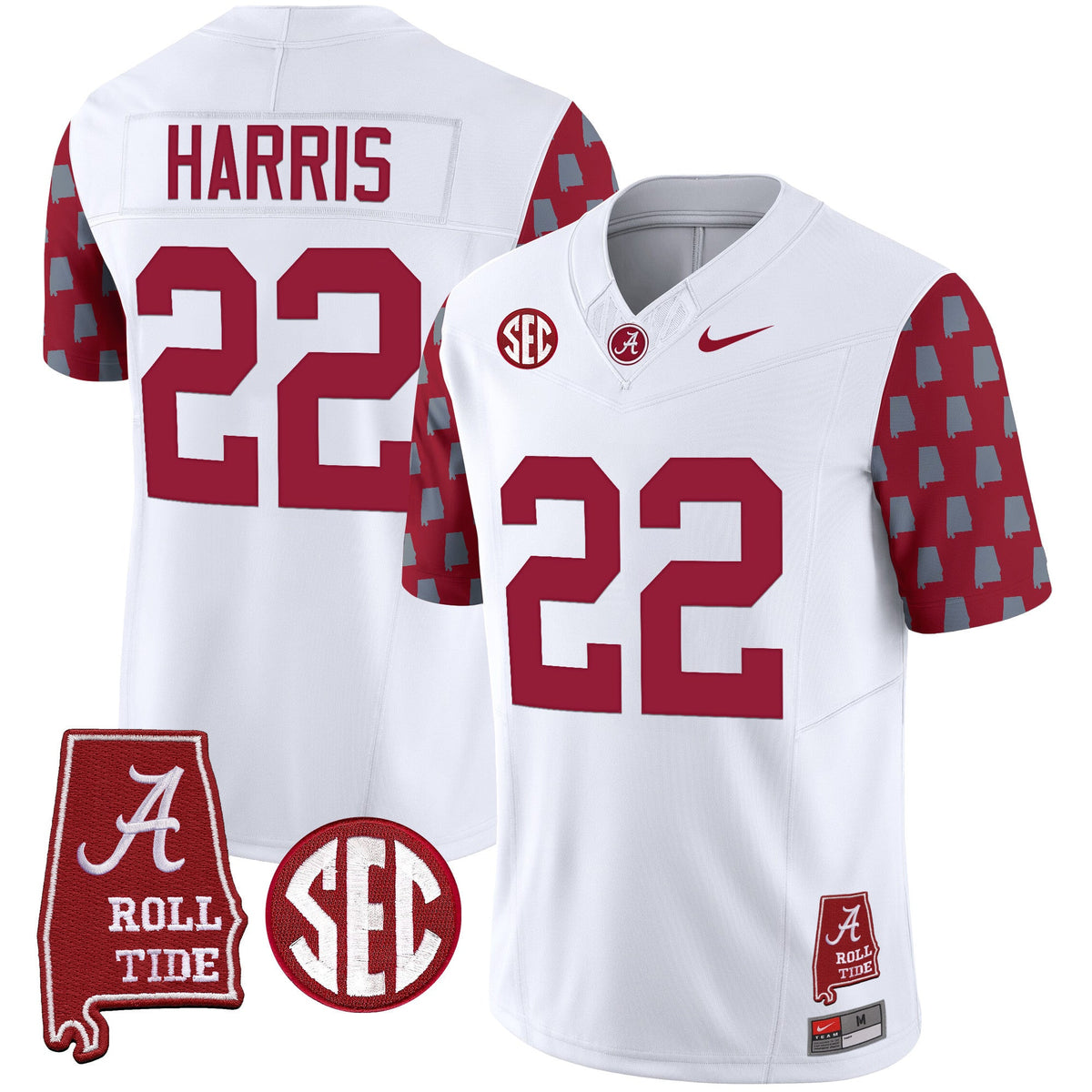 Men's Alabama Crimson Tide Vapor Limited Jersey - Alabama State Style - All Stitched - image 29