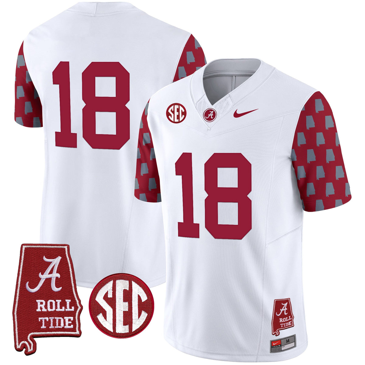 Men's Alabama Crimson Tide Vapor Limited Jersey - Alabama State Style - All Stitched - image 31