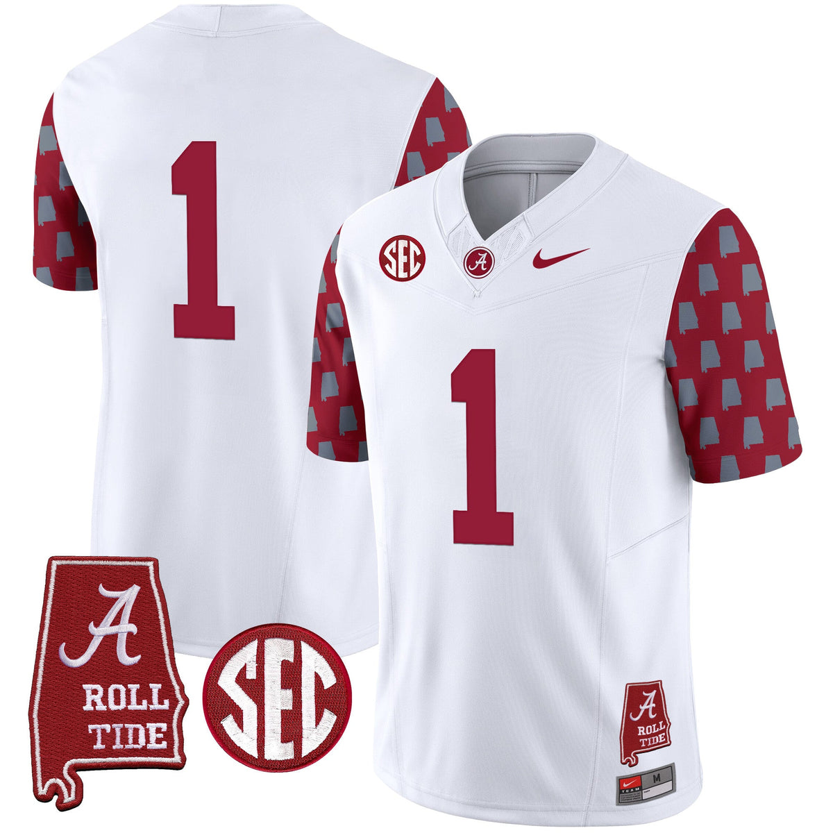 Men's Alabama Crimson Tide Vapor Limited Jersey - Alabama State Style - All Stitched - image 32