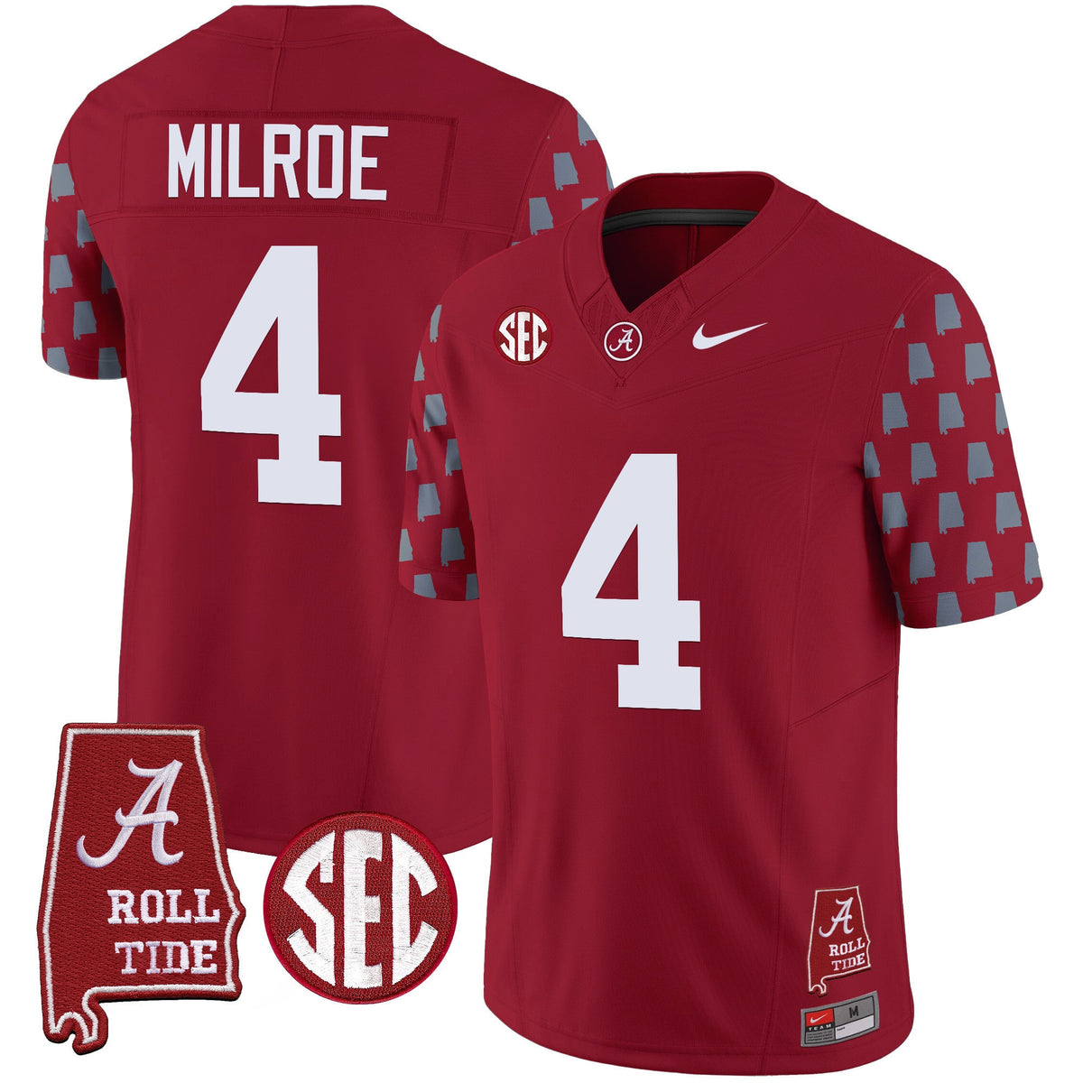 Men's Alabama Crimson Tide Vapor Limited Jersey - Alabama State Style - All Stitched - image 1
