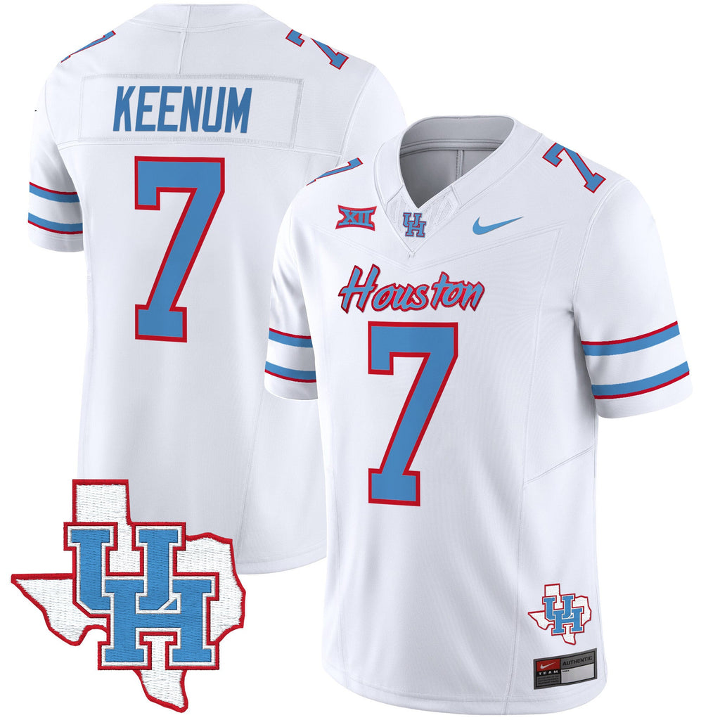 Men's Houston Cougars 2024 Oilers Inspired Vapor Limited Jersey - All Stitched - image 11