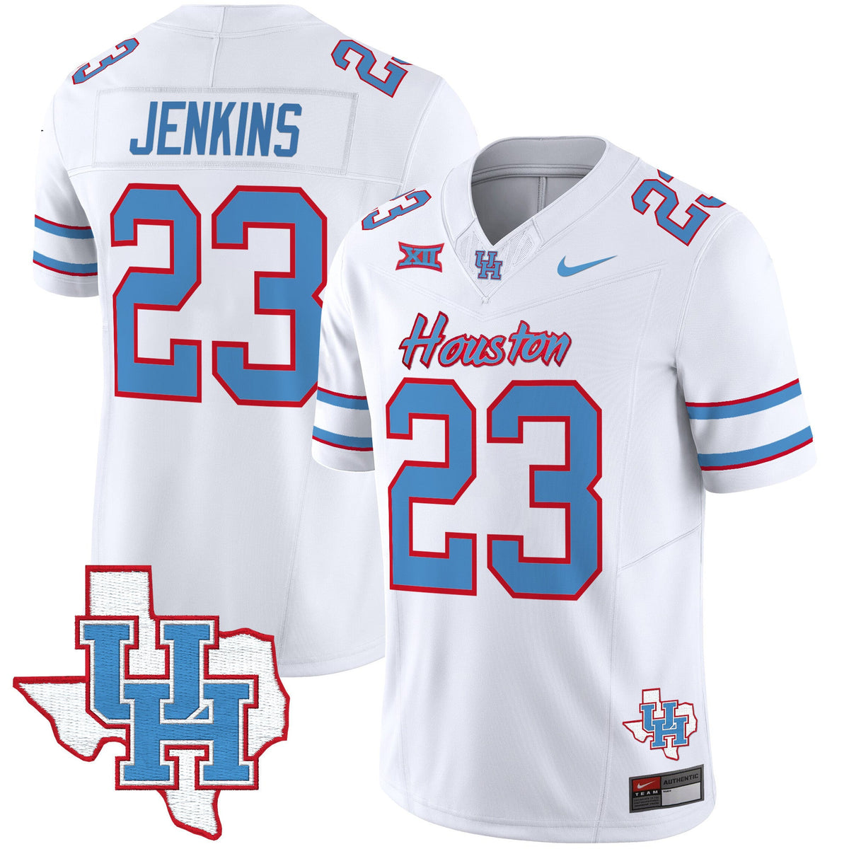 Men's Houston Cougars 2024 Oilers Inspired Vapor Limited Jersey - All Stitched - image 14