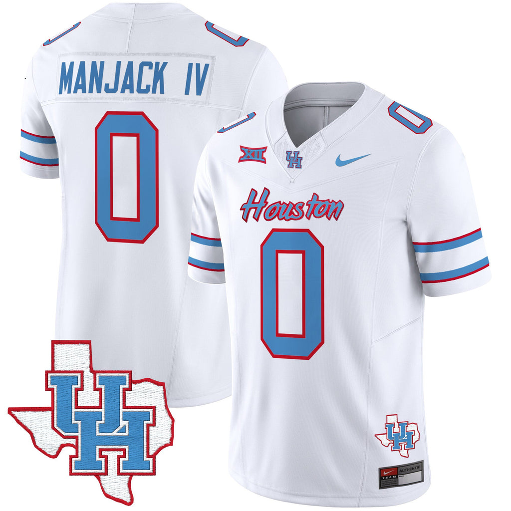 Men's Houston Cougars 2024 Oilers Inspired Vapor Limited Jersey - All Stitched - image 15