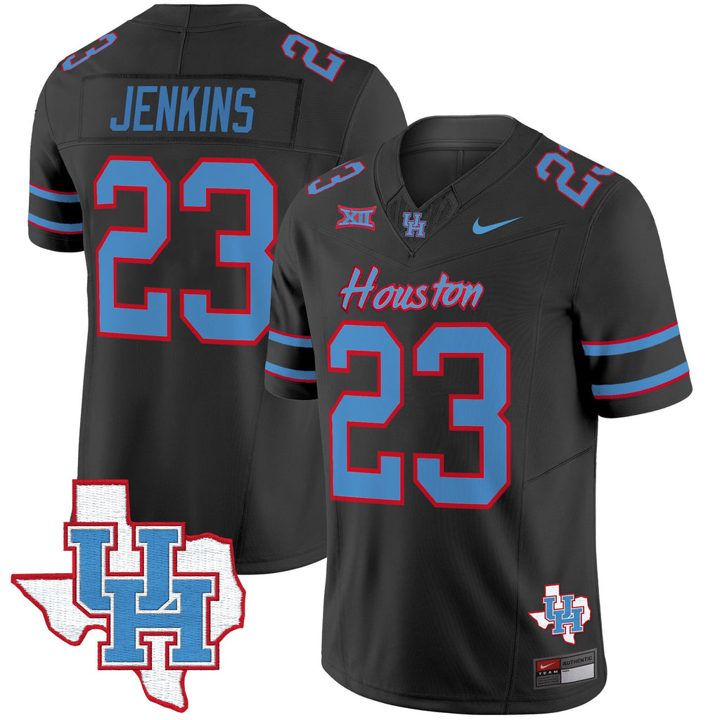 Men's Houston Cougars 2024 Oilers Inspired Vapor Limited Jersey - All Stitched - image 22