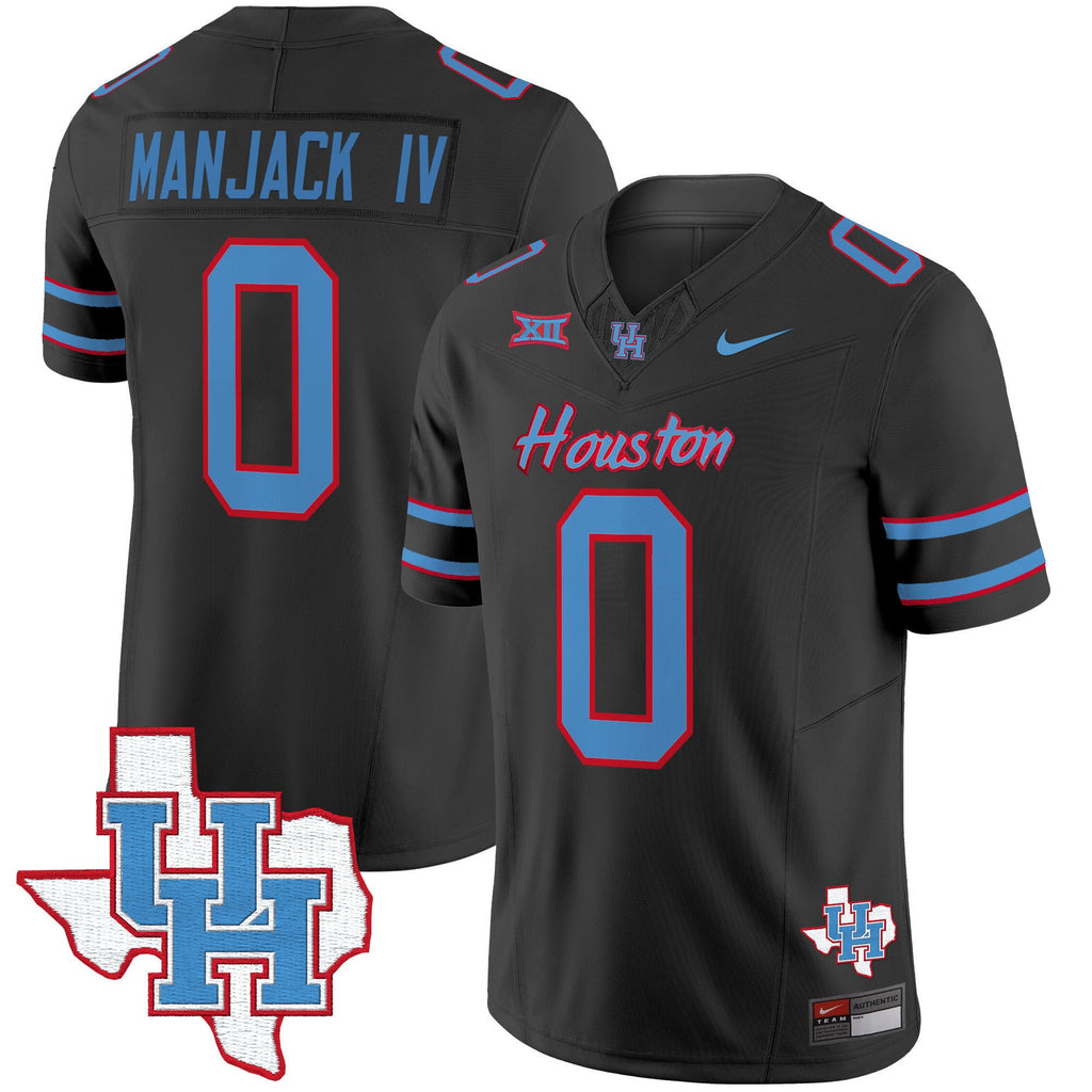 Men's Houston Cougars 2024 Oilers Inspired Vapor Limited Jersey - All Stitched - image 23