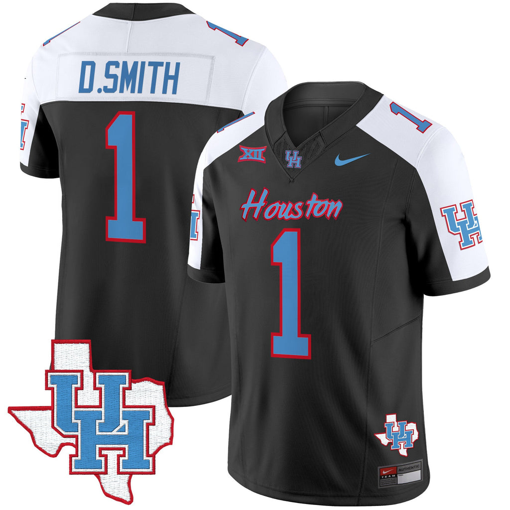 Men's Houston Cougars 2024 Oilers Inspired Vapor Limited Jersey - All Stitched - image 33