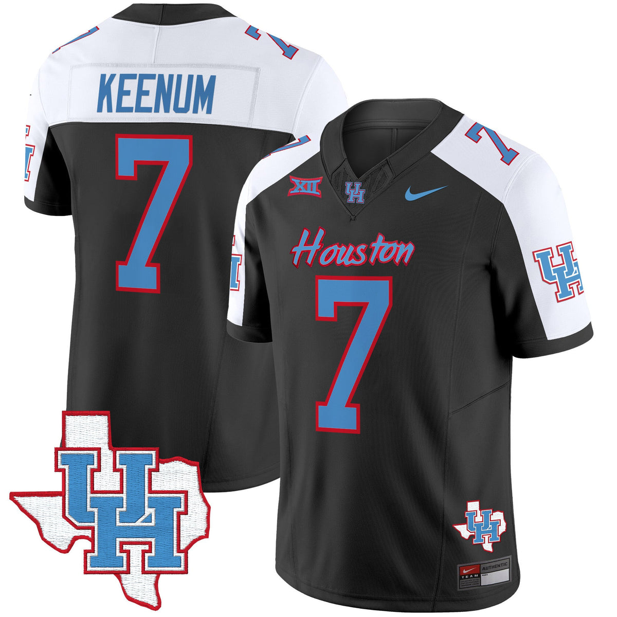 Men's Houston Cougars 2024 Oilers Inspired Vapor Limited Jersey - All Stitched - image 35