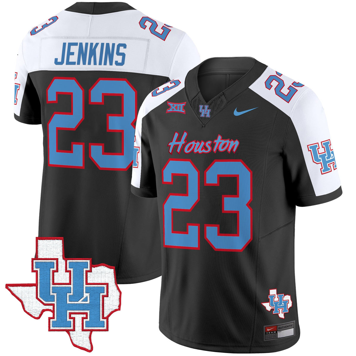 Men's Houston Cougars 2024 Oilers Inspired Vapor Limited Jersey - All Stitched - image 38