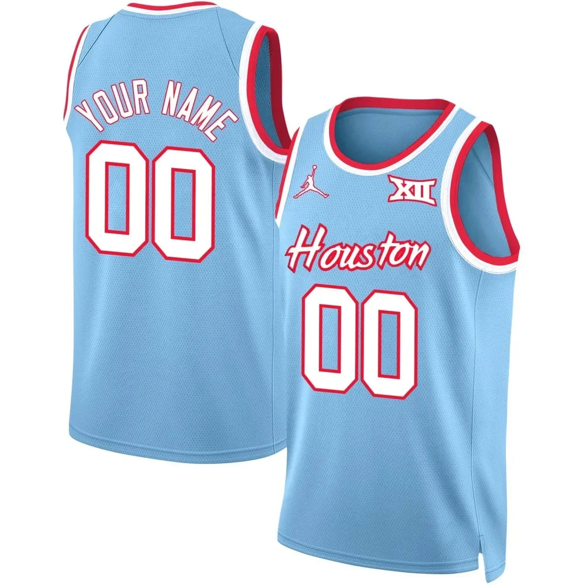 Houston Cougars Basketball Custom Jersey - All Stitched - image 1