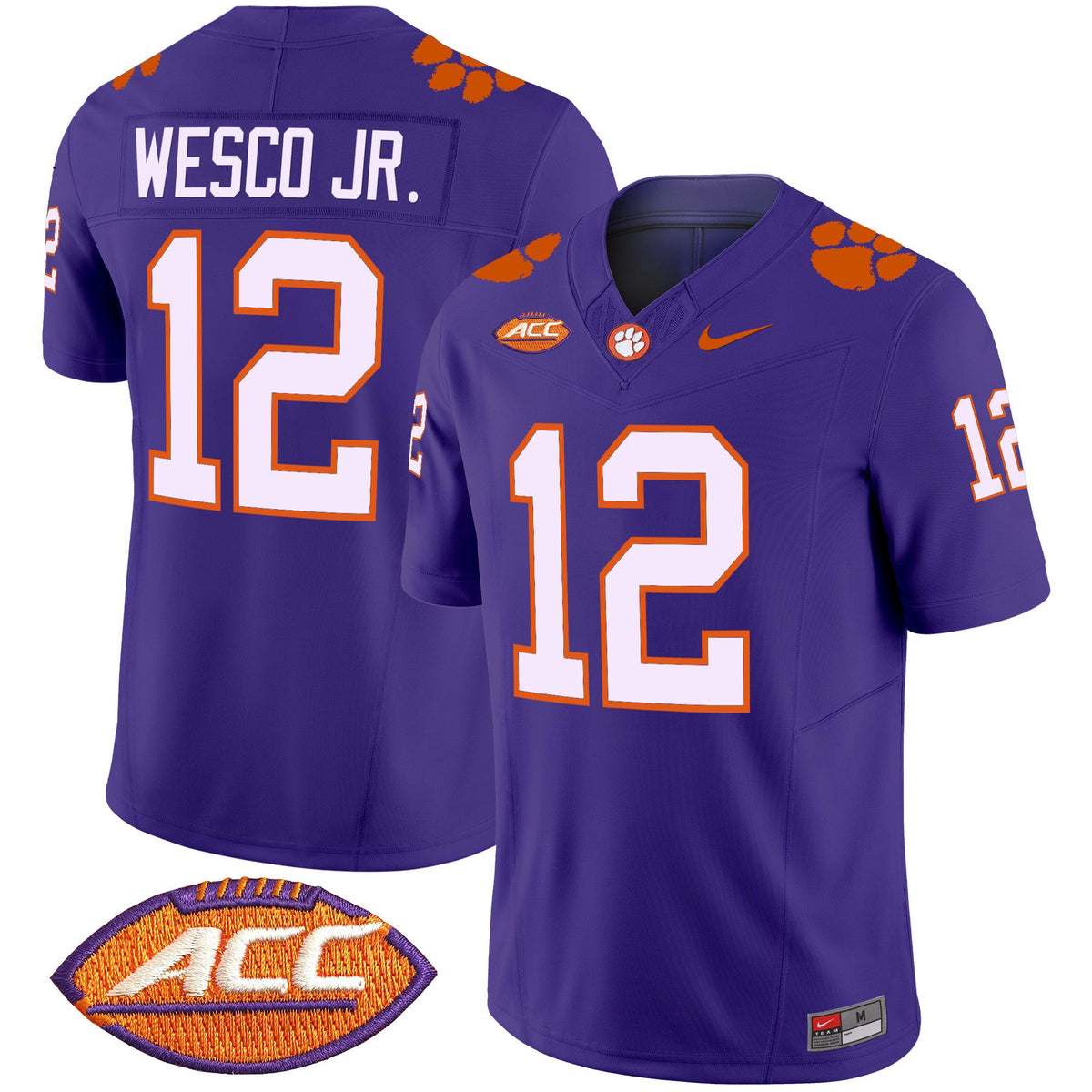 Men's Clemson Tigers Vapor Limited Jersey V2 - All Stitched - image 43