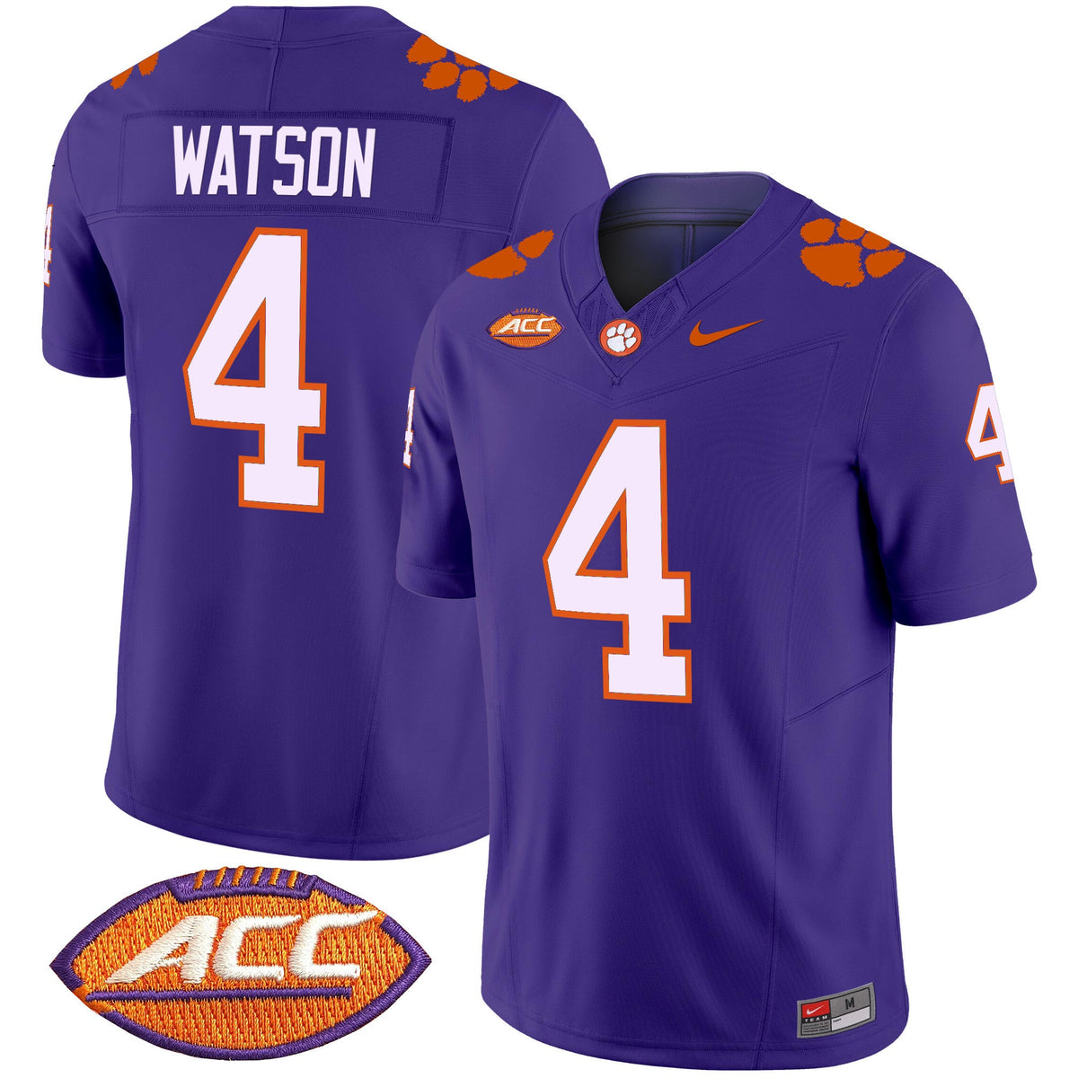Men's Clemson Tigers Vapor Limited Jersey V2 - All Stitched - image 44