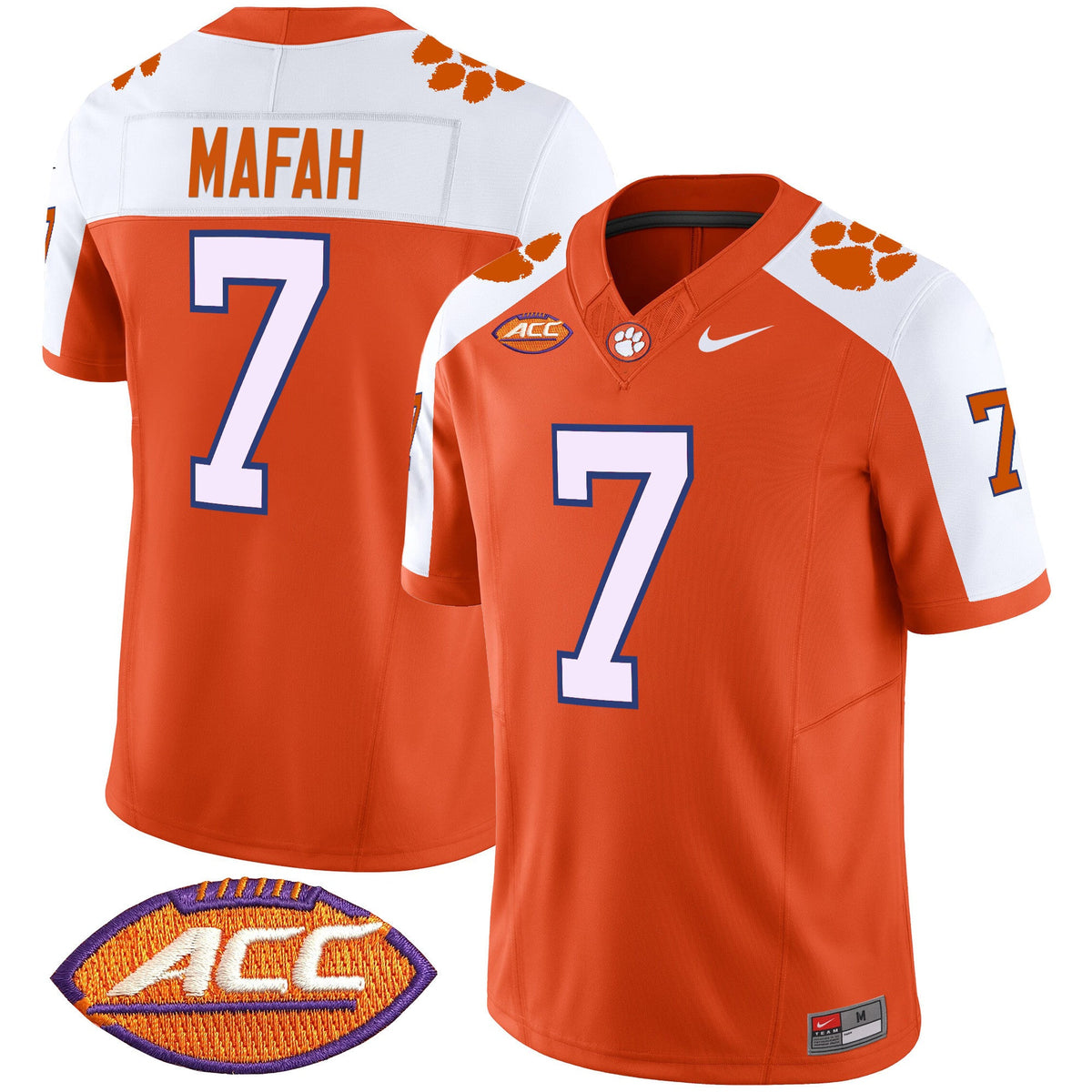 Men's Clemson Tigers Vapor Limited Jersey V2 - All Stitched - image 2