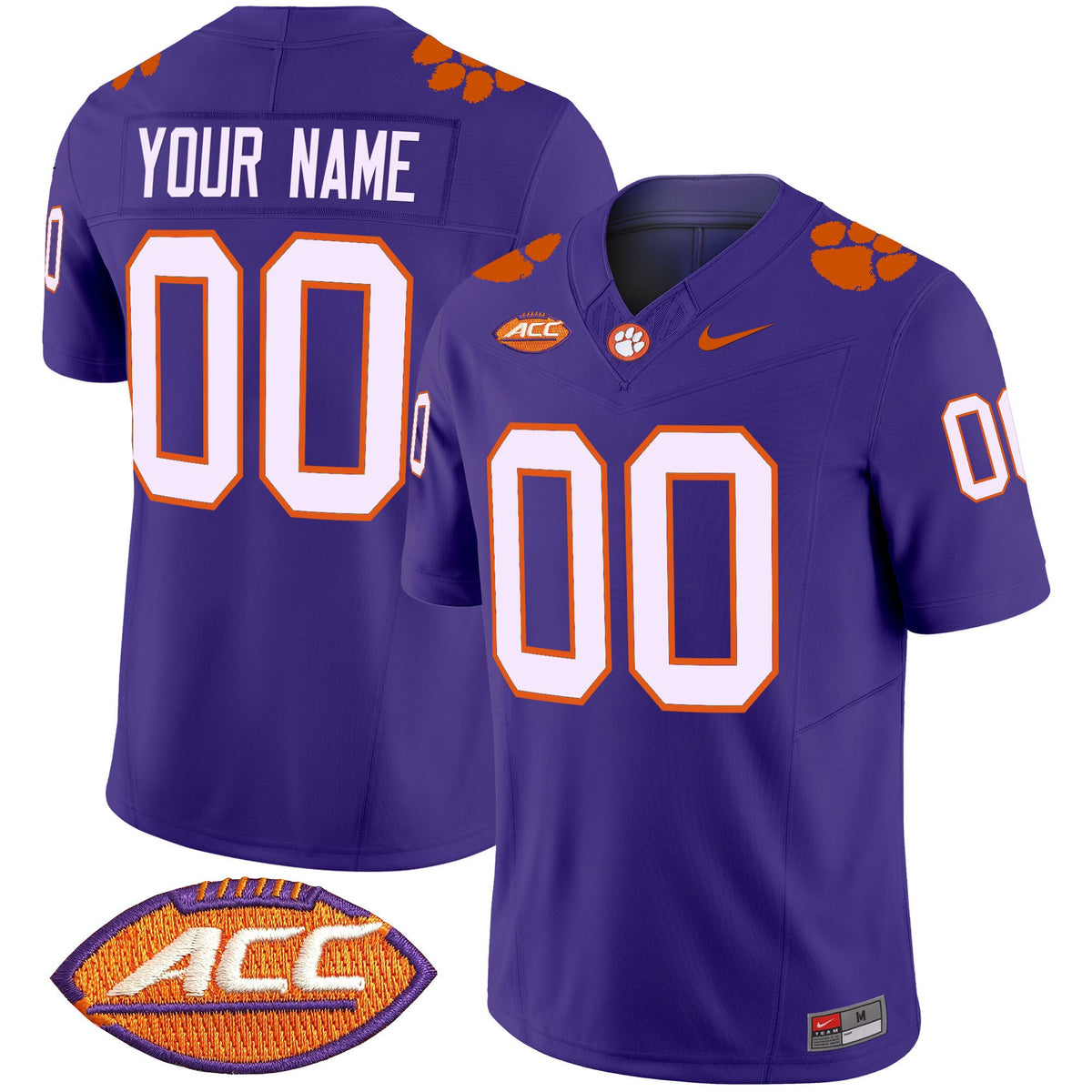 Clemson Tigers Vapor Limited Custom Jersey V2 - All Stitched - image 6