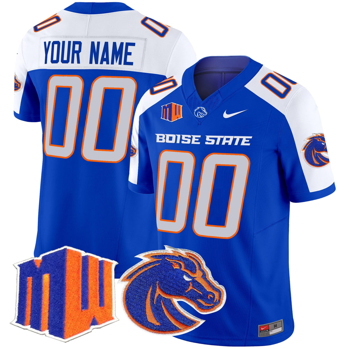 Boise State Broncos 2024 Vapor Limited Custom Jersey - All Stitched - image 1