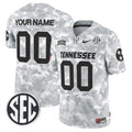 Tennessee Volunteers 2024 Salute to Service Vapor Limited Custom Jersey - Arctic Camo - All Stitched - image 1