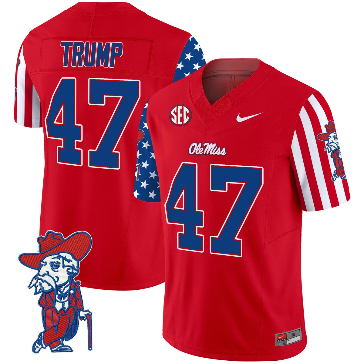 Men's Ole Miss Rebels American Style Vapor Limited Jersey - All Stitched - image 15