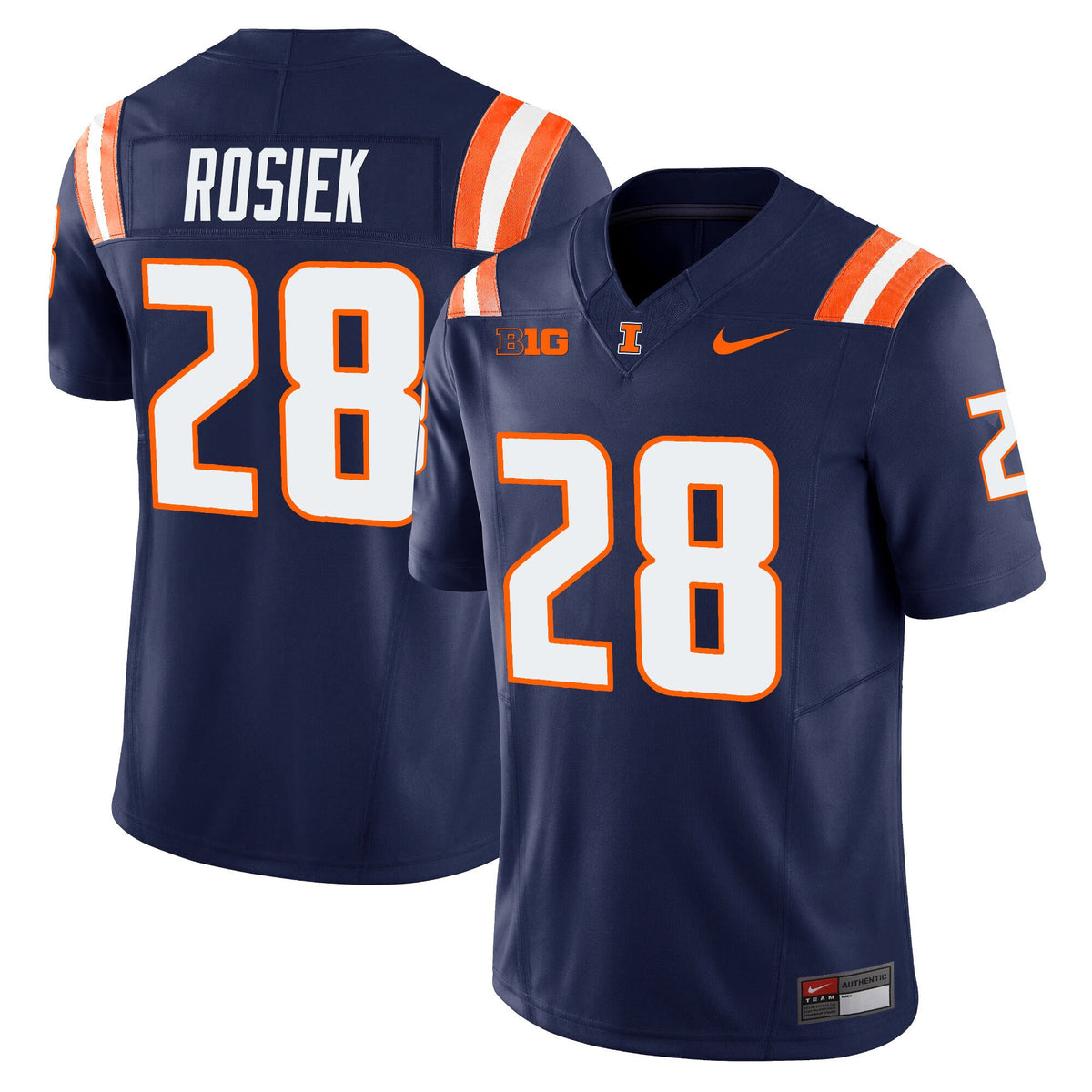 Men's Illinois Fighting Illini Vapor Limited Jersey - All Stitched - image 16