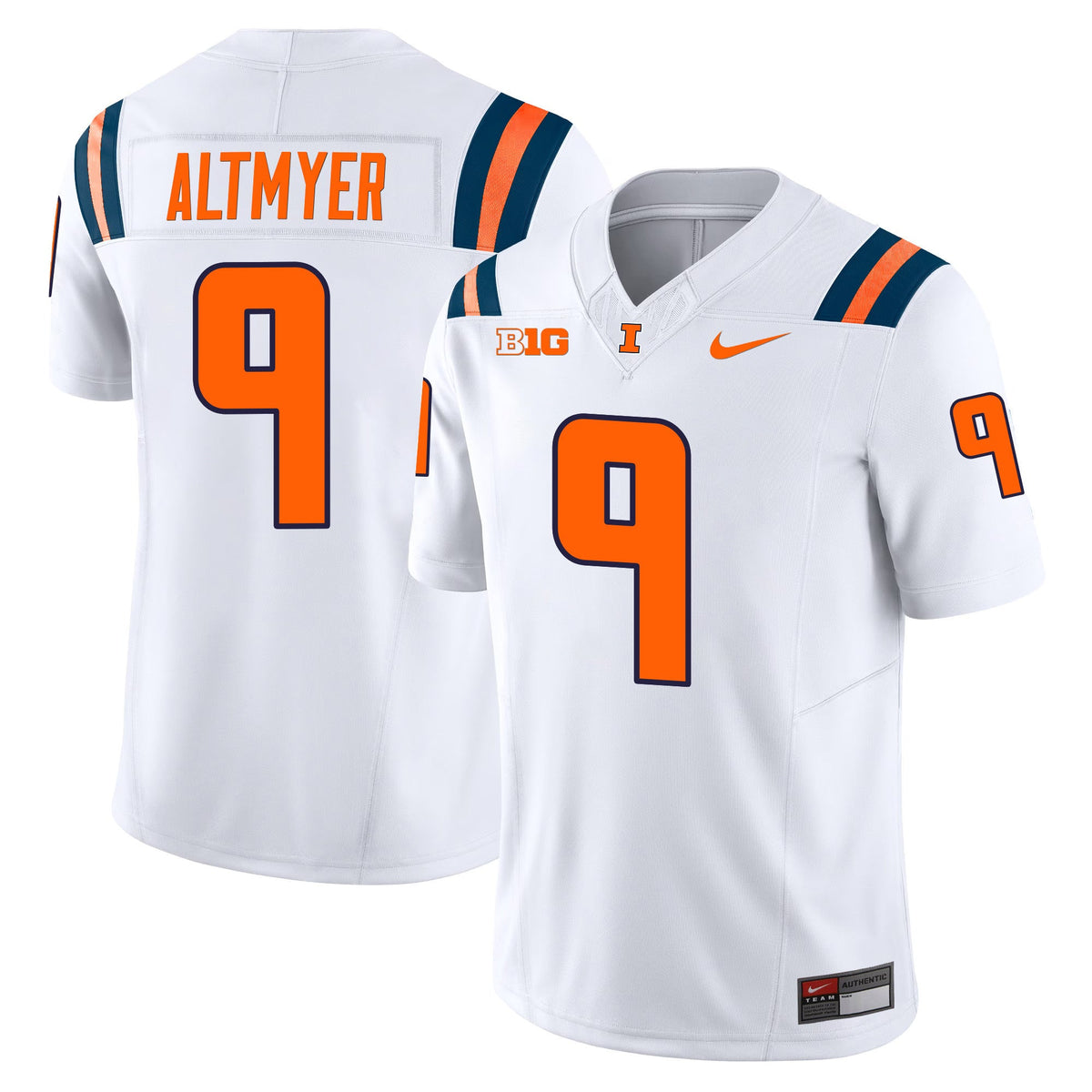 Men's Illinois Fighting Illini Vapor Limited Jersey - All Stitched - image 19