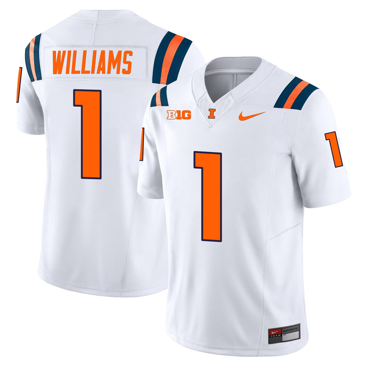Men's Illinois Fighting Illini Vapor Limited Jersey - All Stitched - image 21