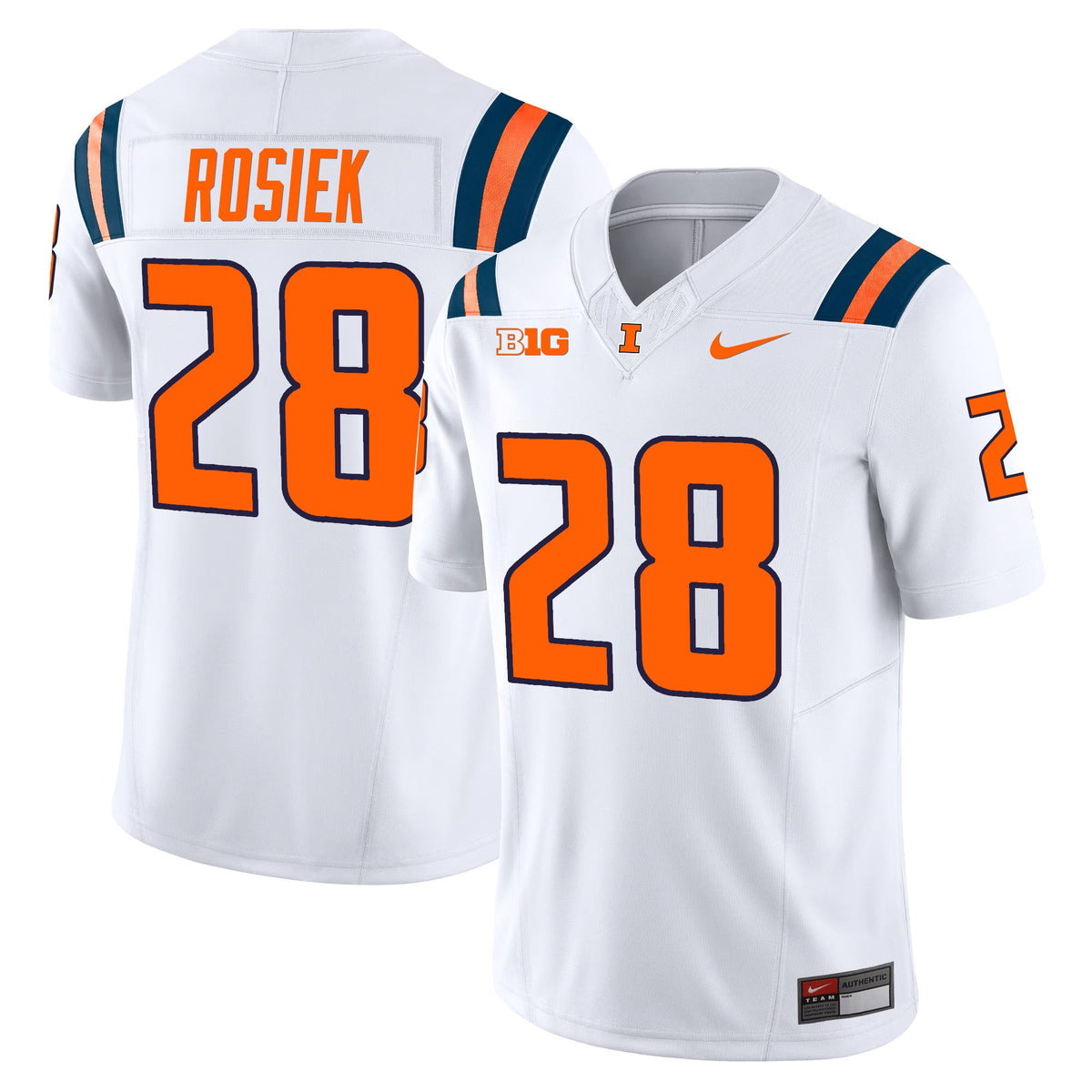 Men's Illinois Fighting Illini Vapor Limited Jersey - All Stitched - image 22