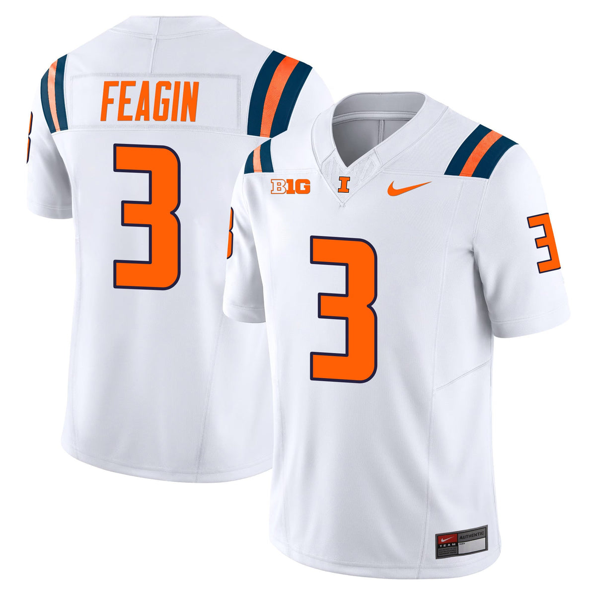 Men's Illinois Fighting Illini Vapor Limited Jersey - All Stitched - image 23