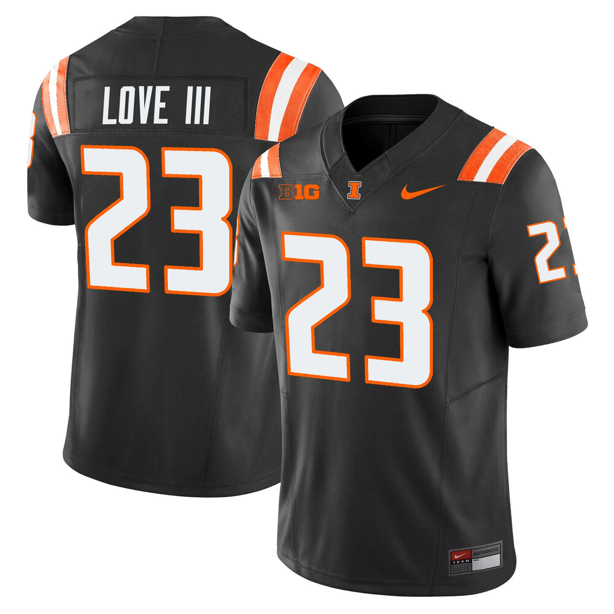 Men's Illinois Fighting Illini Vapor Limited Jersey - All Stitched - image 26