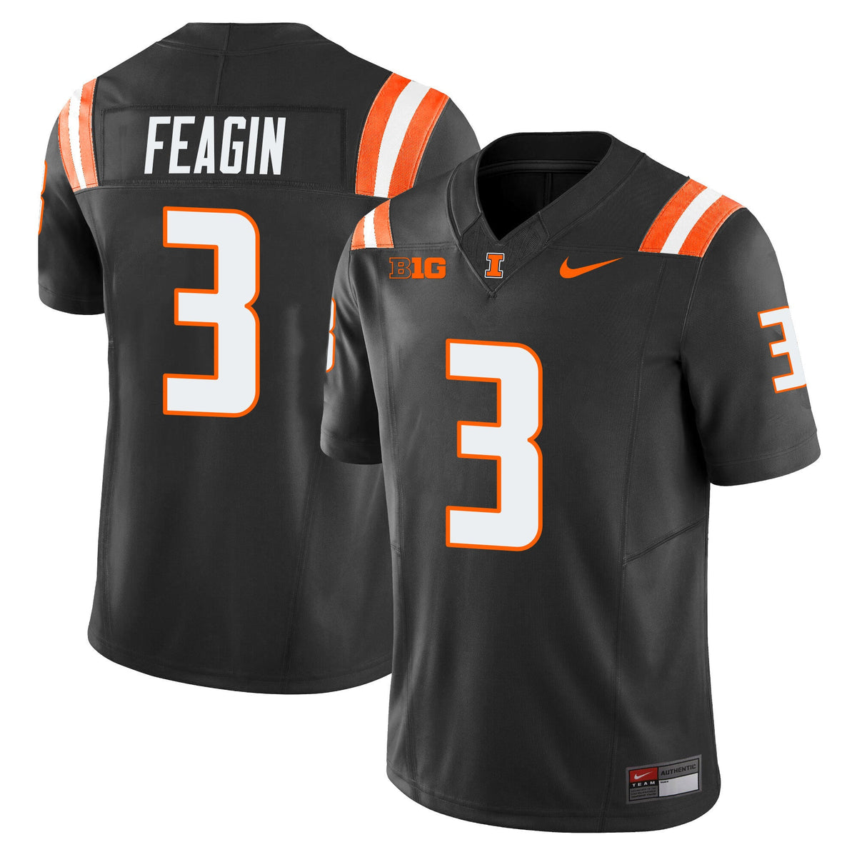 Men's Illinois Fighting Illini Vapor Limited Jersey - All Stitched - image 29