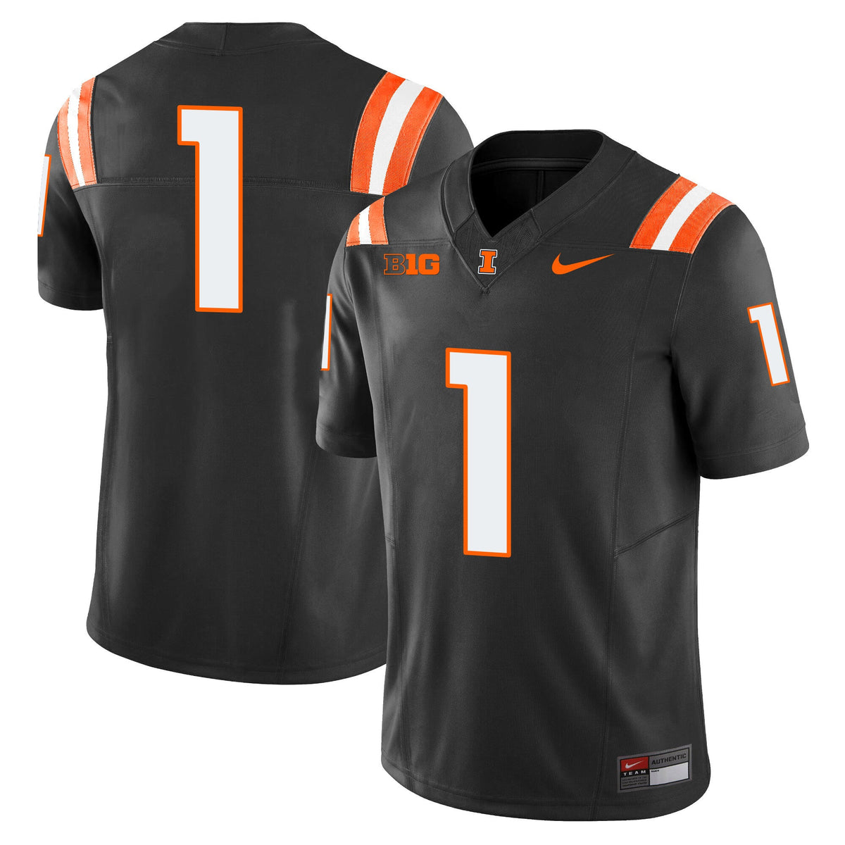Men's Illinois Fighting Illini Vapor Limited Jersey - All Stitched - image 30