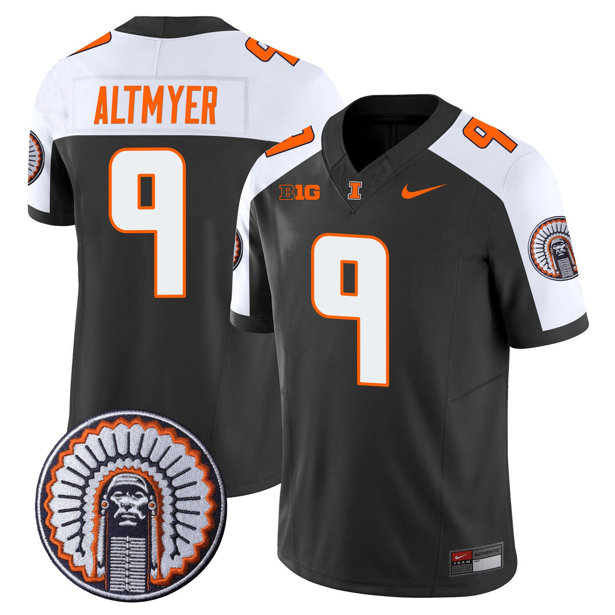 Men's Illinois Fighting Illini Vapor Limited Jersey - All Stitched - image 1
