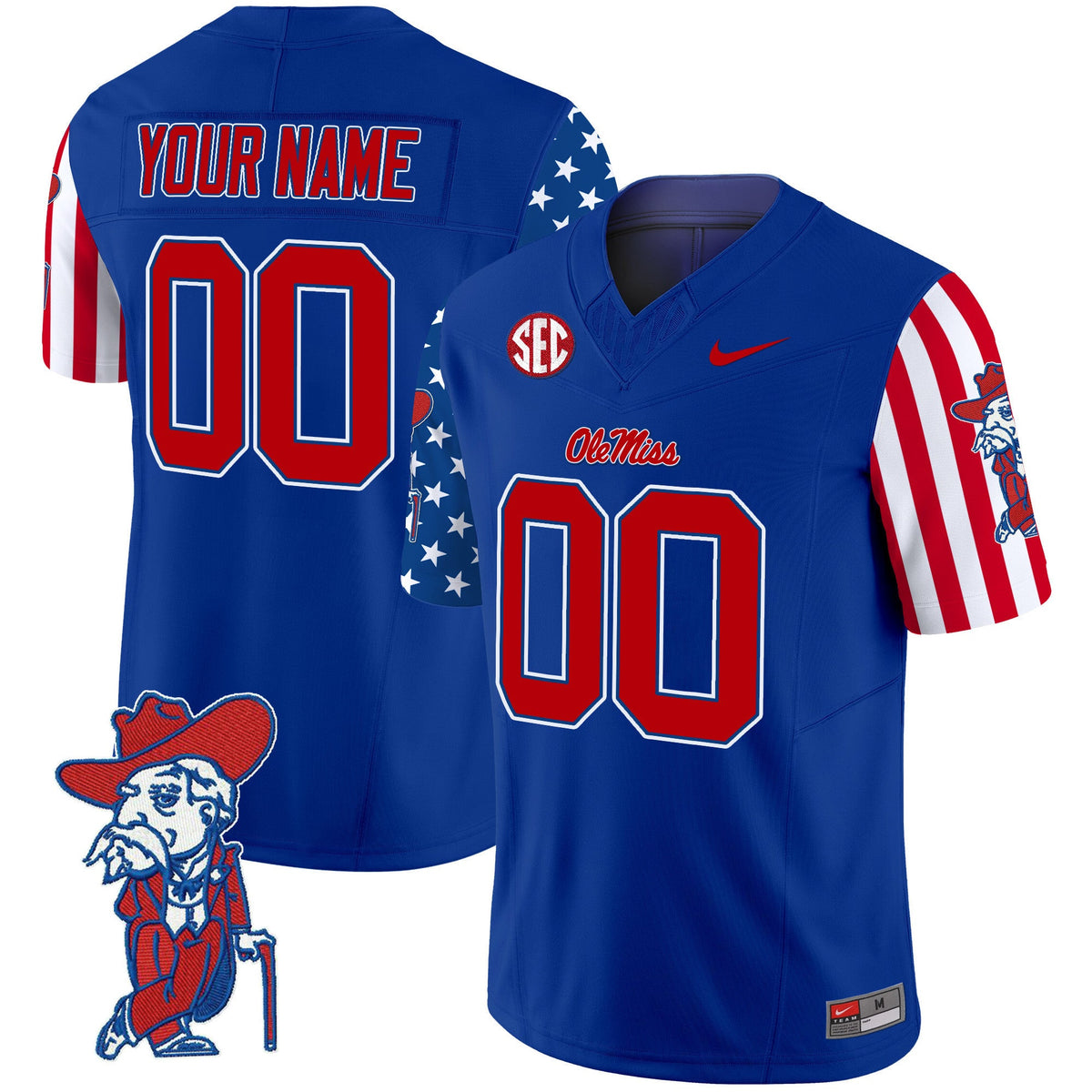Ole Miss Rebels American Style Vapor Limited Custom Jersey - All Stitched - image 3