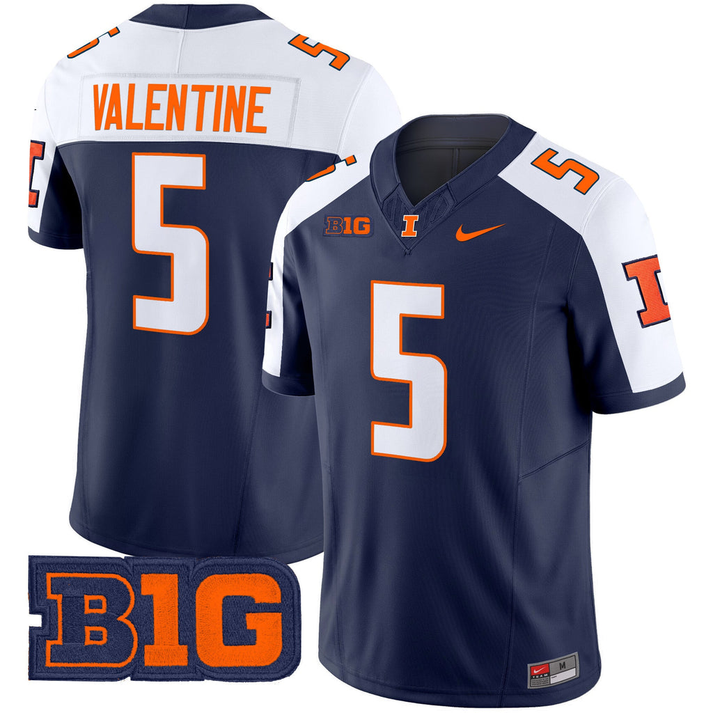 Men's Illinois Fighting Illini 2024 Vapor Limited Jersey - All Stitched - image 6