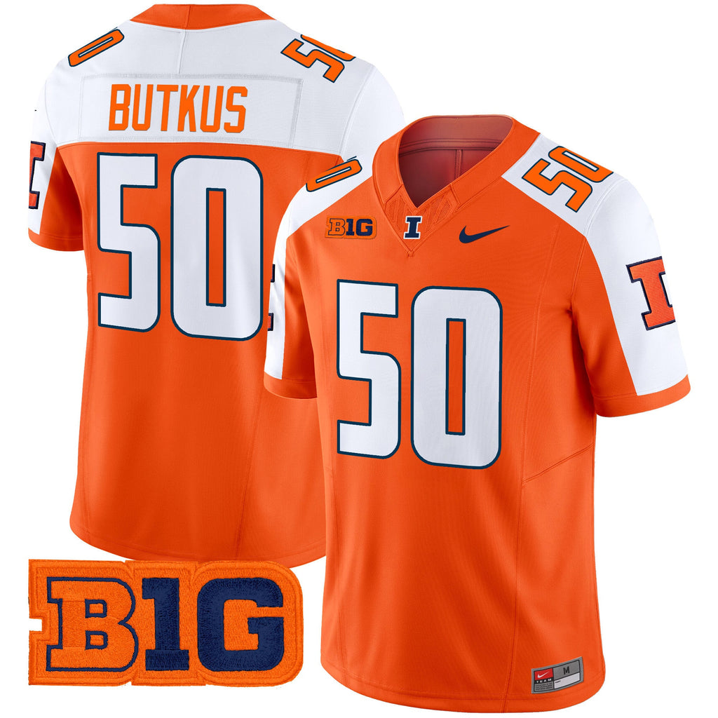 Men's Illinois Fighting Illini 2024 Vapor Limited Jersey - All Stitched - image 11