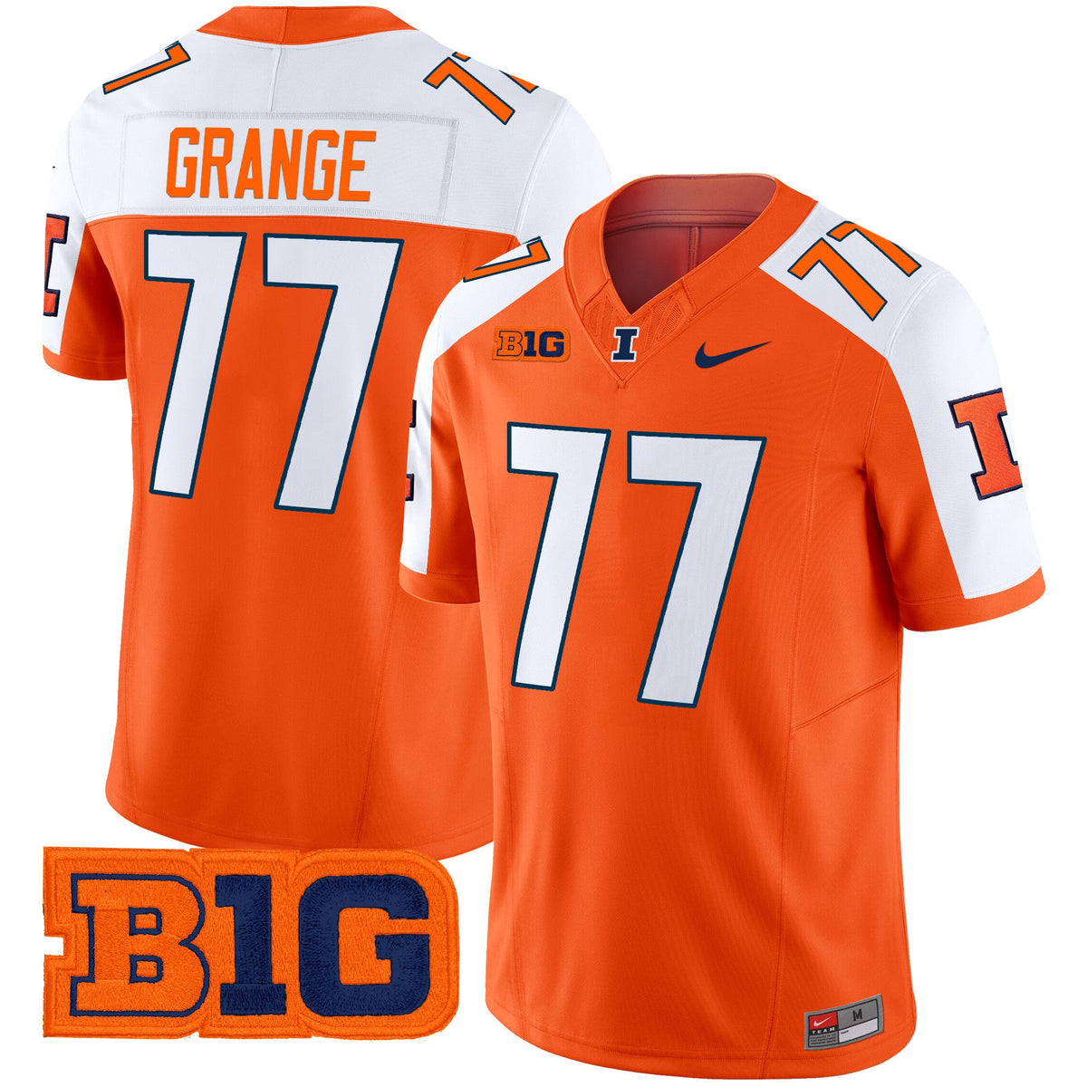 Men's Illinois Fighting Illini 2024 Vapor Limited Jersey - All Stitched - image 12