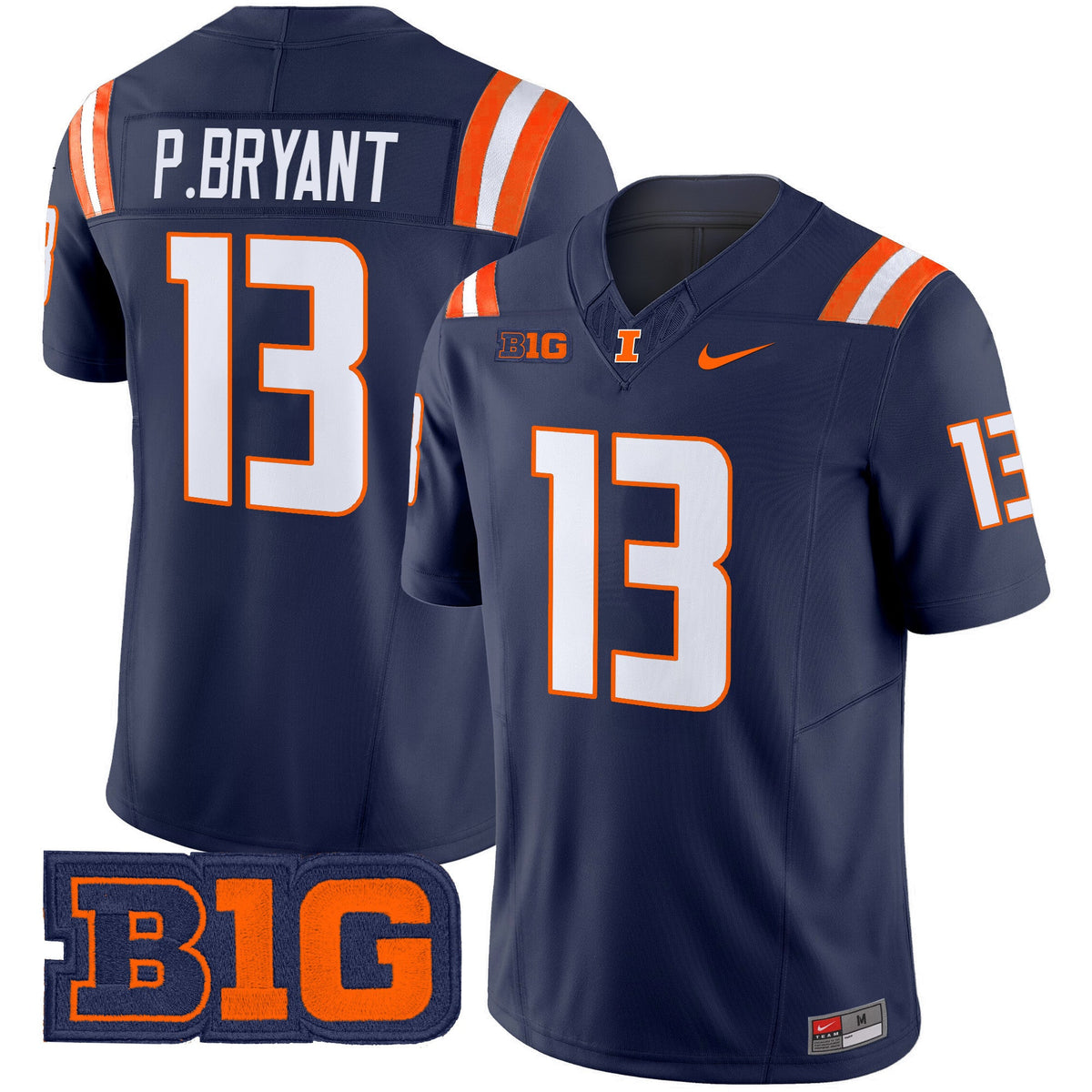 Men's Illinois Fighting Illini 2024 Vapor Limited Jersey - All Stitched - image 17