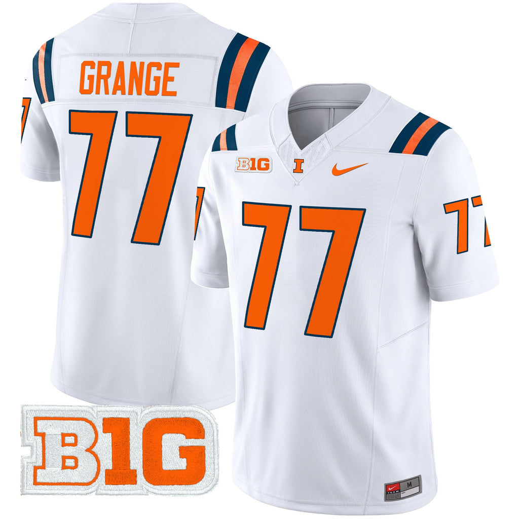 Men's Illinois Fighting Illini 2024 Vapor Limited Jersey - All Stitched - image 33
